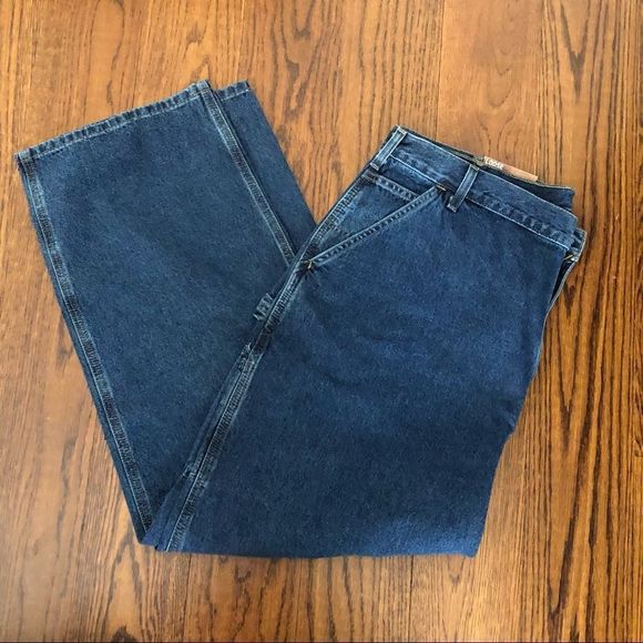 CARHARTT Mens Original Loose Fit Denim Jeans 42 x 32 NWT - Picture 6 of 10